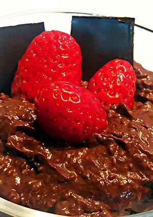 Foto de Mousse fit de chocolate