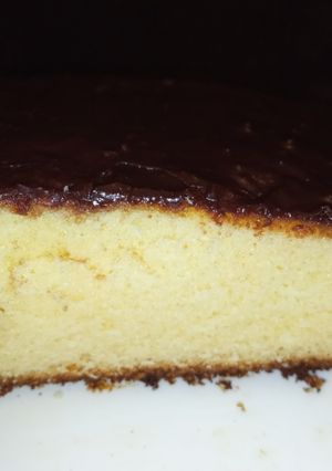 Una foto de Bizcochuelo con leche condensada