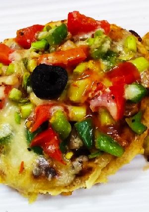 A picture of Multi grain Pizza bites.