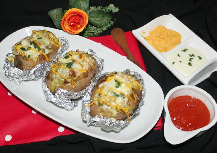 Resep Kentang Panggang mozarella (#PR_Kentang) Anti Gagal