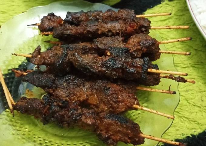 Resep: Sate daging sapi Gampang