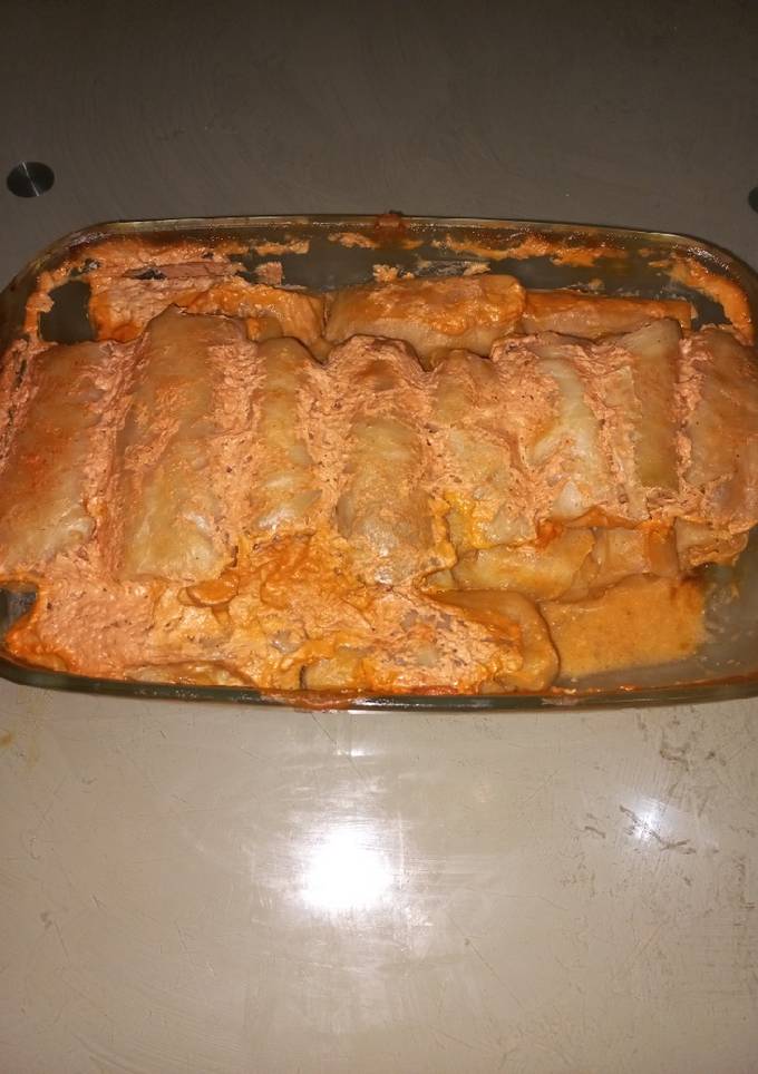 Голубці в сметані в духовці