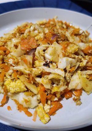 Foto resep Orak arik telur wortel kubis