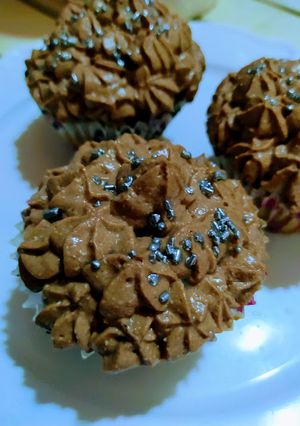 Una foto de Crema De Papa y Cacao Para Cubierta, Relleno De Muffins, Tortas.