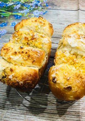 Hình của món Bánh mì dừa nho.