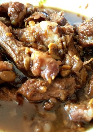 Foto resep Iga masak tauco (non halal)