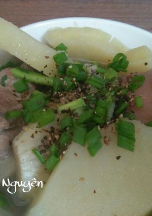 Hình của món Sakê Hầm Thịt.
