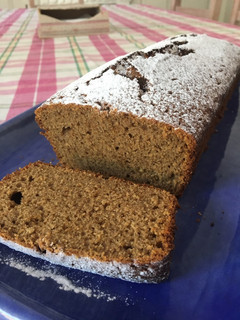 Una foto de Budín de banana 🍌 saludable!