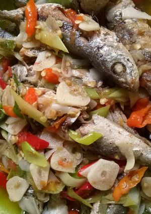 Foto resep Ikan Pindang Bumbu Iris Saus Tiram