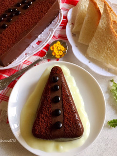 Foto resep Pudding Brownies / Pudding Roti Coklat