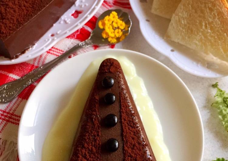 Resep: Pudding Brownies / Pudding Roti Coklat wajib dicoba