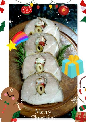 Una foto de Celebramos la Navidad con peceto relleno