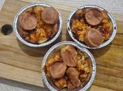Gambar roti tawar sosis keju slice