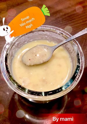 Hình của món Soup yến mạch - ngô.