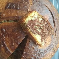 A picture of Zebra cake.