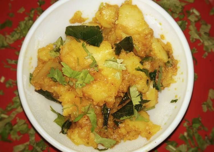 Recipe: Yummy Jeera aloo (satvik)