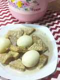 Terik Tempe Telur (bumbu dasar putih)