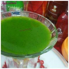 A picture of Kiwi margarita.