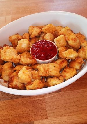 Popcorn csirke recept fotója