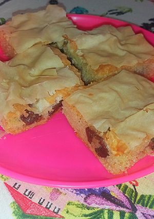 Grízes-meggyes rétes recept fotója