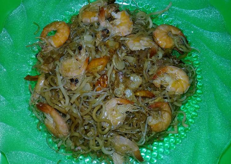 Langkah Mudah untuk Membuat Bihun Goreng Udang #34 Anti Gagal