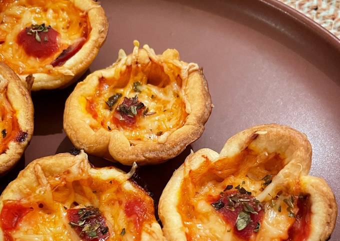 Le moyen le plus simple de Cuire Appétissante Mini quiches/pizzas
faciles