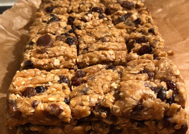 Simple Way to Make Quick No-bake Fruity oatmeal protein bars (V)