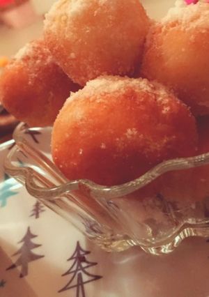 صورة لوصفة احلى طريقه دونات هولز محشيه شوكولاته 🍫