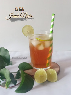 Foto resep Es Teh Jeruk Nipis
