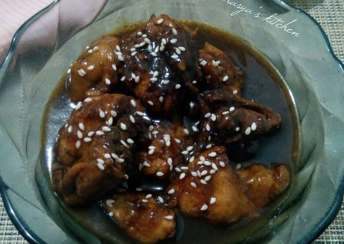 Ayam Kecap Masak Wijen