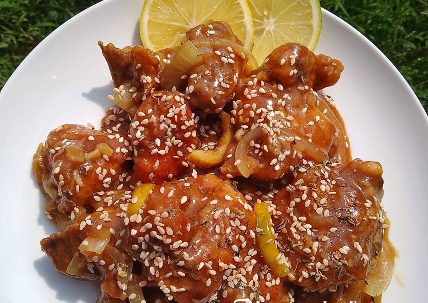 Ayam saus Lemon