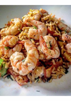 Una foto de Arroz Con Camarones