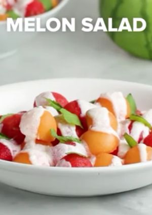 A picture of Melon salad.