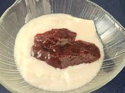 Una foto de yogur natural thermomix
