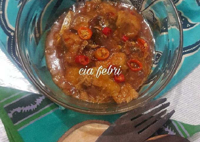 Ikan tenggiri saus szechuan ala fe' foto resep utama