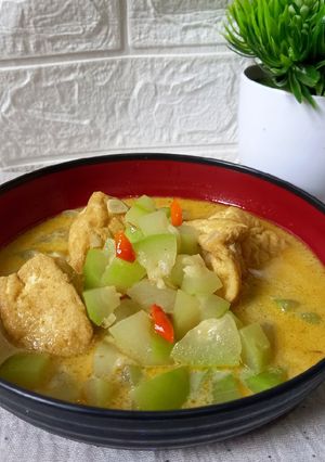 Foto resep Gulai Labu Parang dan Tahu Dengan Bumbu Instan