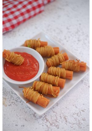 Foto resep Sosis gulung mie