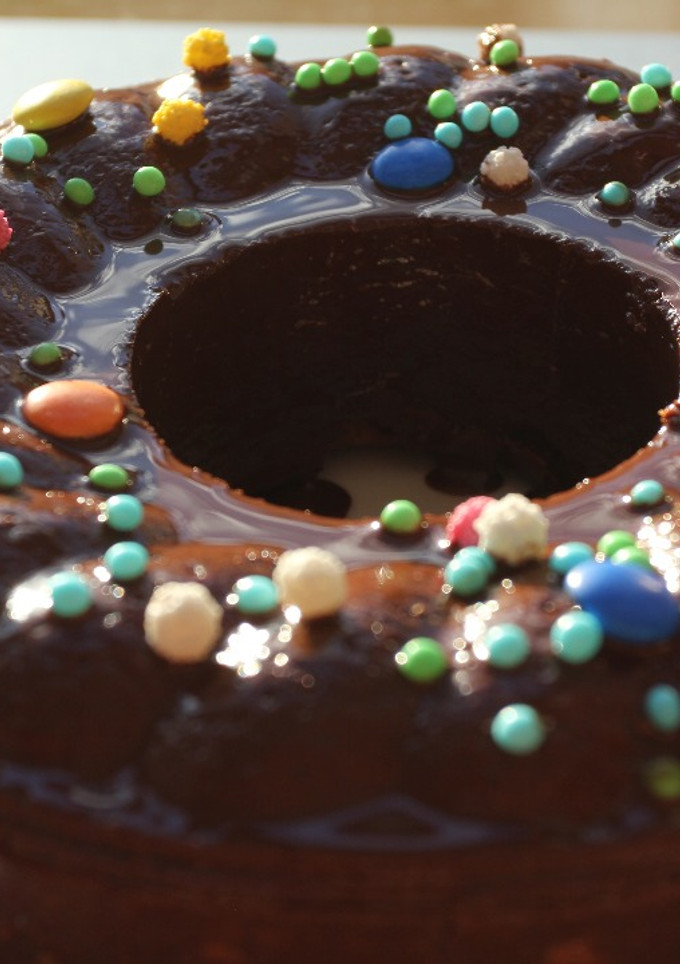 Una foto de Pastel de chocolate