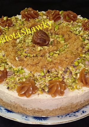 صورة لوصفة تشيز كيك بالكنافة والتمر ميكس لذيذ