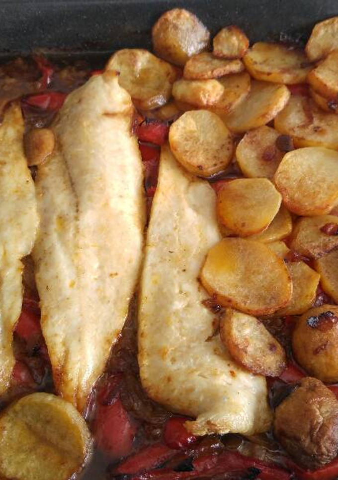 Una foto de Filetes de merluza al horno