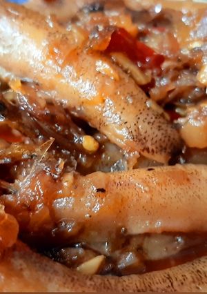 Hình của món Cá bống kho.