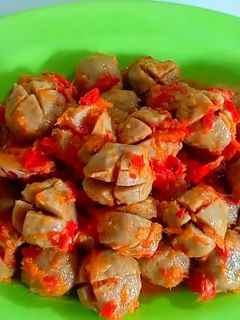 Foto resep Balado Pentol Bakso (ayam)