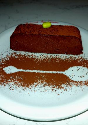 O poză a rețetei Mousse de banane și ciocolată.