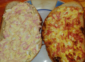 Párizsis, tojásos melegszendvicskrém recept fotója