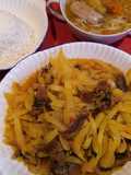 Olluquito con Charqui y Carne