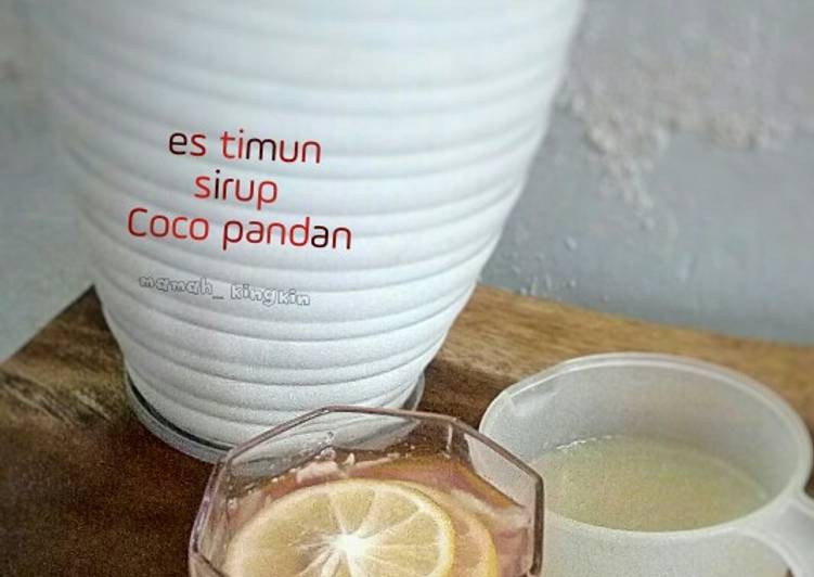 Resep Es timun sirup Coco pandan, Lezat