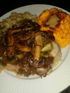 A picture of Brad's baked pork chops.