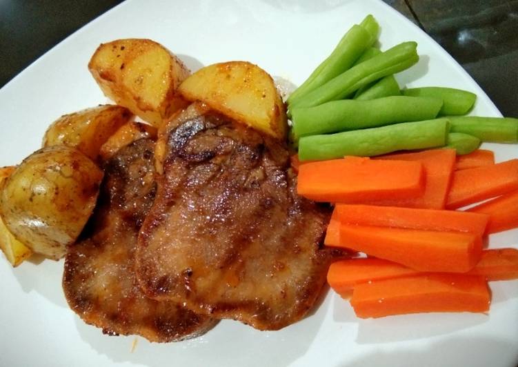 Steak lidah sapi