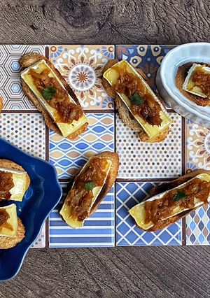Una foto de Cebollas caramelizadas