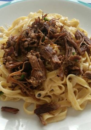 Foto resep Parpadelle dengan irisan daging sapi